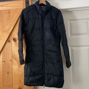 Mountain Hardwear Womens Black Long Puffer Coat